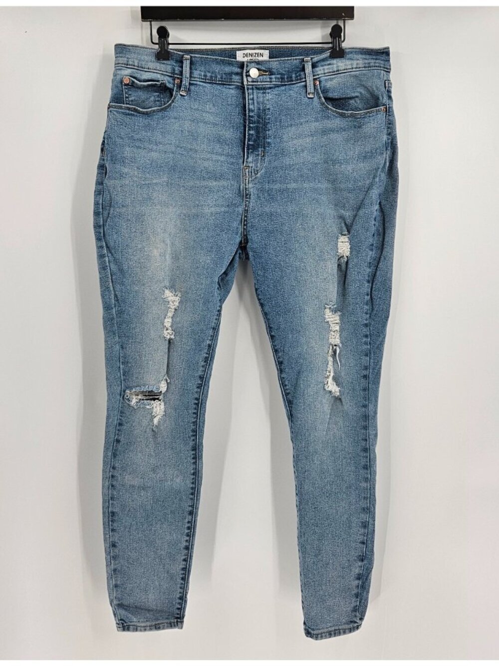 Denizen From Levi's High Rise Jegging Jeans Women's Size 17M 33x30 Distressed